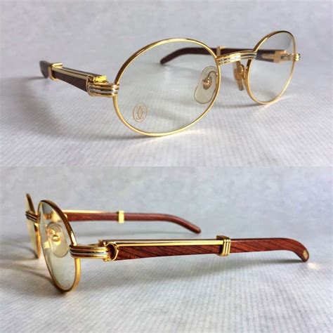 red wood cartier glasses|cartier wood glasses men.